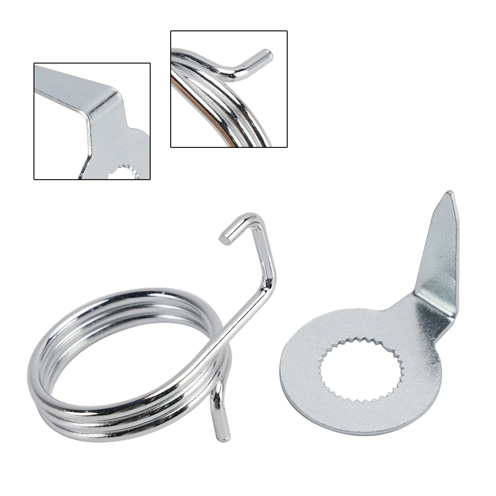 Set of 2 Kick Starter Return Springs & Clips for Honda Fourtrax 300 (1988–2000)