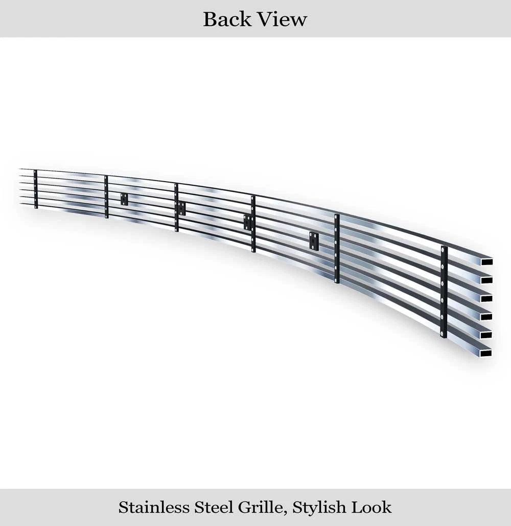 Lower Bumper Grille Insert for Nissan Maxima (2005-2006) Silver Stainless