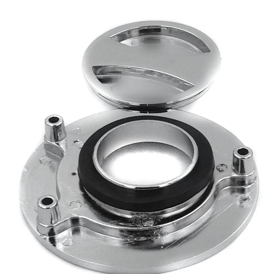 Chrome Keyless Gas Cap for Honda CBR 600 F2/F3/F4/F4i (1991–2006)