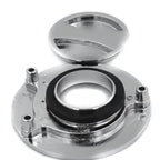 Chrome Keyless Gas Cap for Honda CBR 600 F2/F3/F4/F4i (1991–2006)