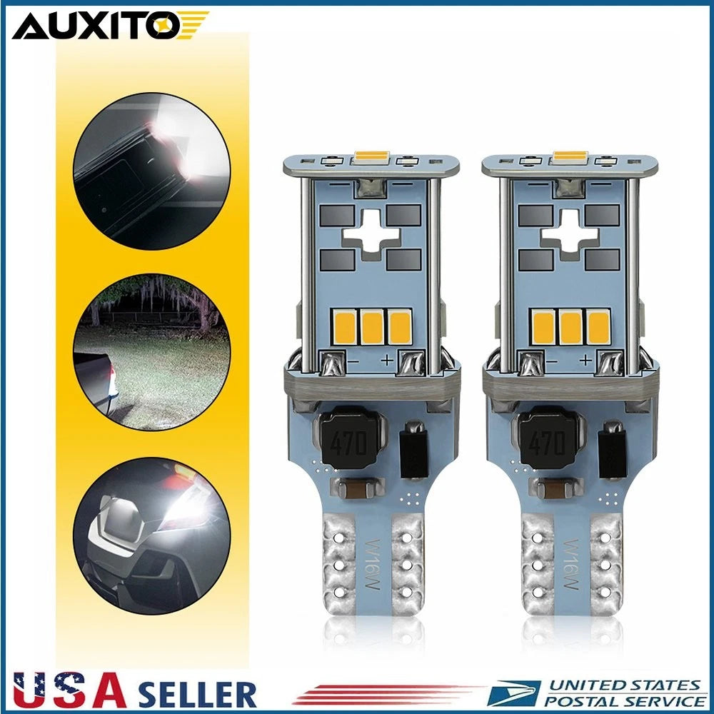 AUXITO LED Backup Reverse Light Bulbs T15 921 912 for Various Vehicles