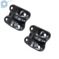 Set of 2 Rear Axle U Bolt Plates for Silverado Sierra 1500 (1988–1998)