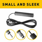 Universal Amplified Antenna Kit for Car Stereo (12V)