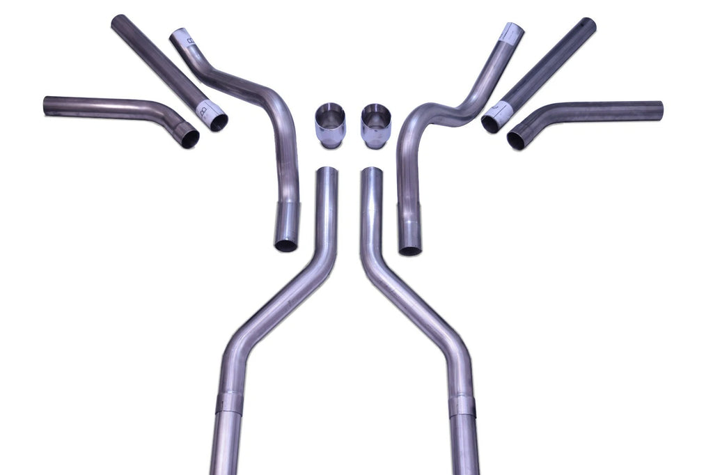 2.5" Dual Exhaust Kit for Chevy GMC C10 (1963–1972) No Muffler Side Exit