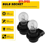 Set of 2 Front DRL Daytime Running Light Bulbs Sockets for Jeep Renegade (2014–2021)