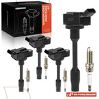 4x Ignition Coil and 4x Double Iridium Spark Plug for Toyota Prius (2016-2022)