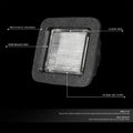 2X LED License Plate Lights for Ford F-150 (2015–2020) Black/Clear