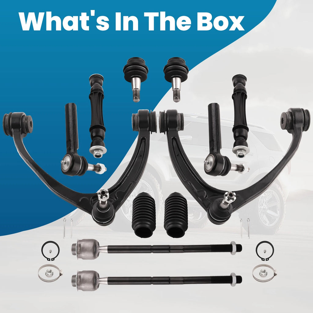 12x Front Upper Control Arms Kit for Chevy Silverado (2007–2013)