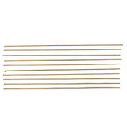 10 Pcs 1.6mm x 250mm Brass Welding Rods for Repair Soldering