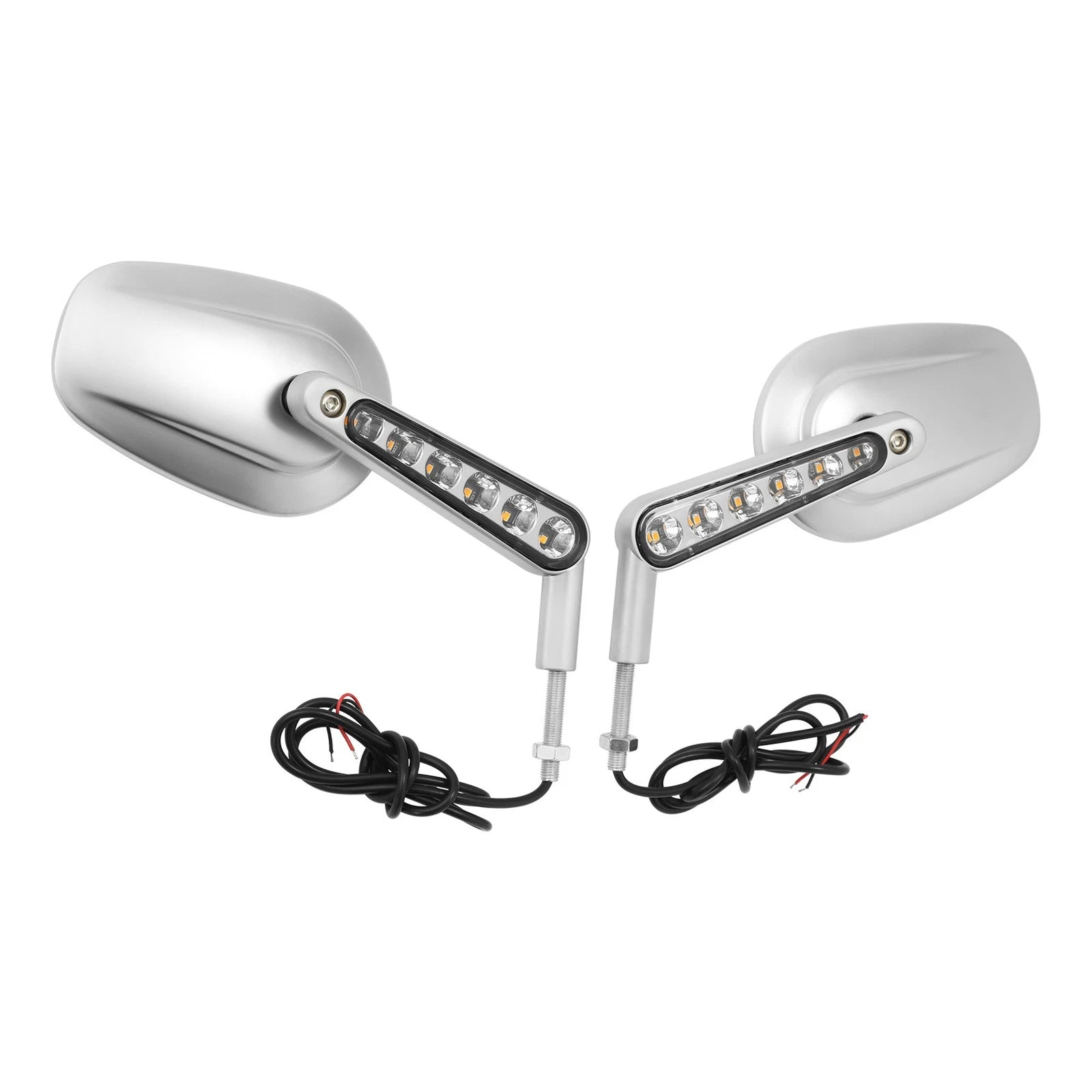 Rear View Mirrors with LED Turn Signals for Harley Davidson V-Rod VRSCF (2009–2017)