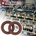 2X Oil Seal Rotary Shaft Seal FKM Rubber 35x55x8mm for Various Models