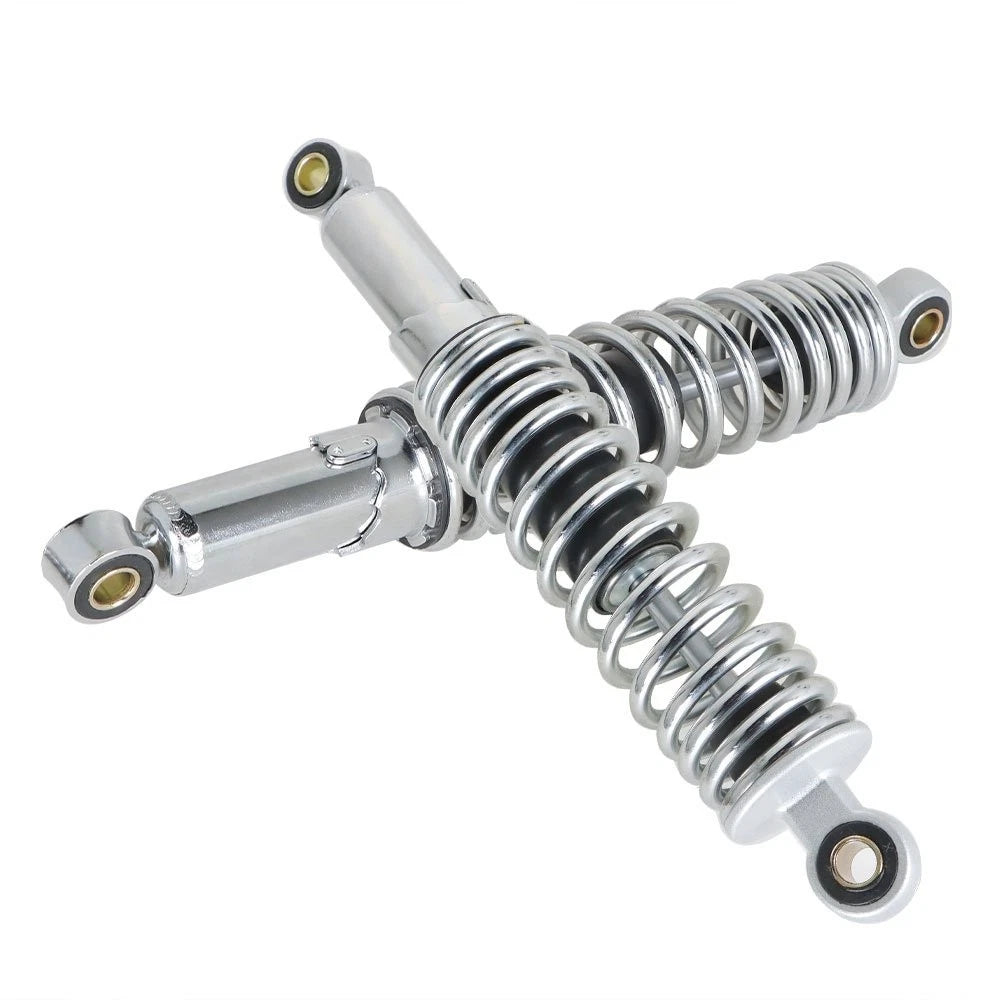 Pair Chrome Rear Shocks for Harley Sportster XL883/1200 (1979–2012)