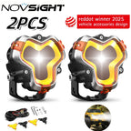 2X 3" LED Pods Light for Jeep Pickup Truck
