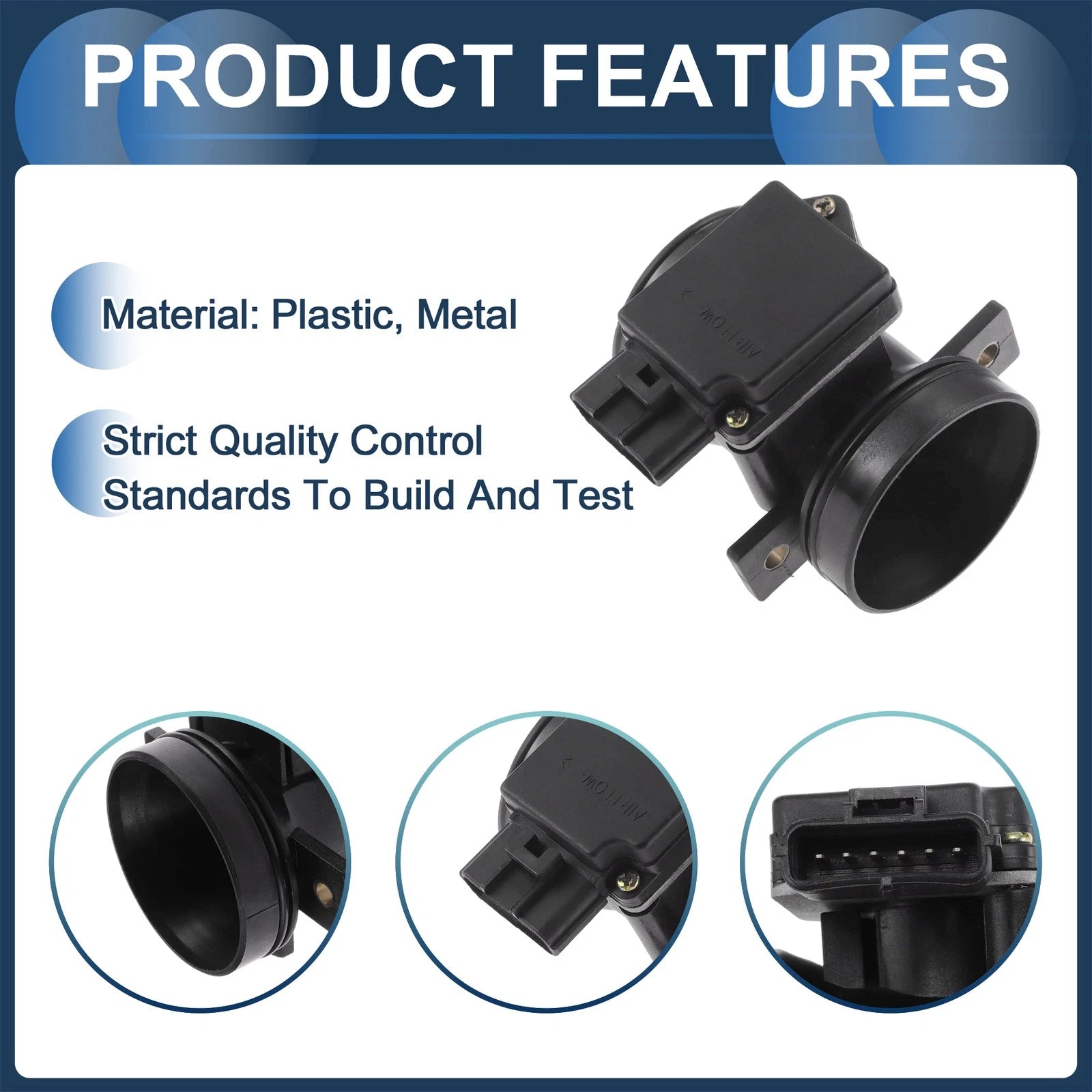 Mass Air Flow Sensor Assembly 98AB12B579B3B for Ford Mondeo II (1996–2000)