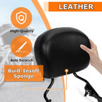 Black Backrest Sissy Bar with Stealth Rack for Harley Touring Street Glide (2009–2026)