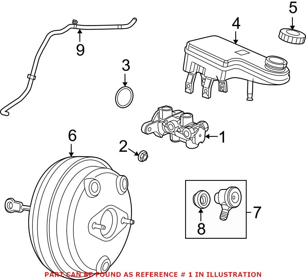 Brake Master Cylinder for Dodge Journey (2009–2020)