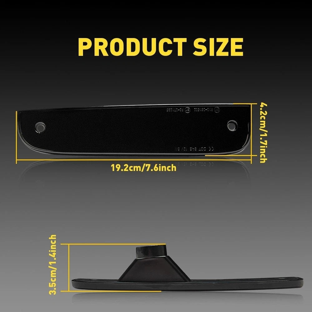 Amber LED Front Side Corner Parking Marker Lights for Jeep Cherokee (1997–2001) 55055146 H