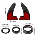 Steering Wheel Shift Paddle Extension Trim Set for Dodge Charger, Jeep 
