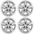 17' Screw-on Silver Wheel Cover Hubcaps for 2007-2010 Pontiac G6