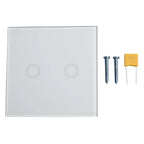 2 Gang Touch Light Dimming Device for Modern Design