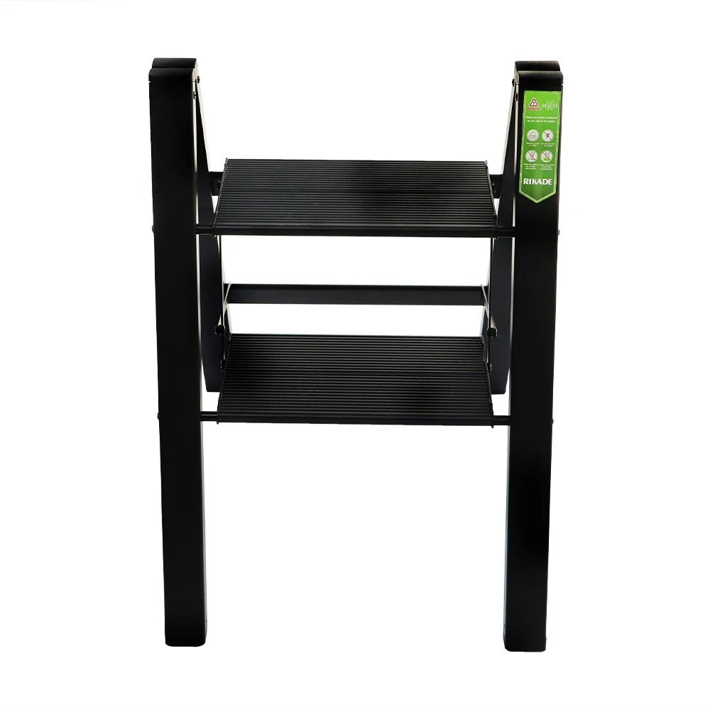 2X Portable Folding Step Stool with Wide Anti-Slip Pedal
