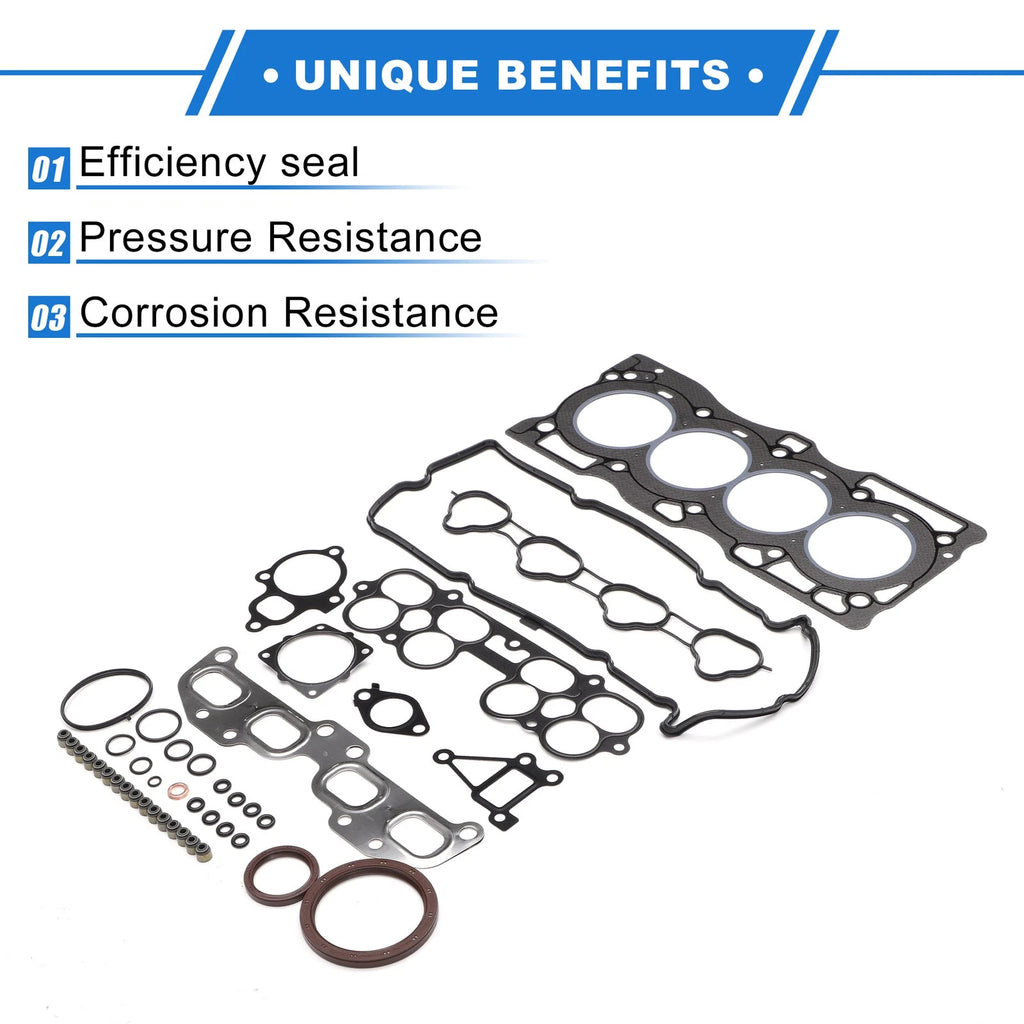Cylinder Head Gasket Kit No. 101016N227 for Nissan QR20 (–)