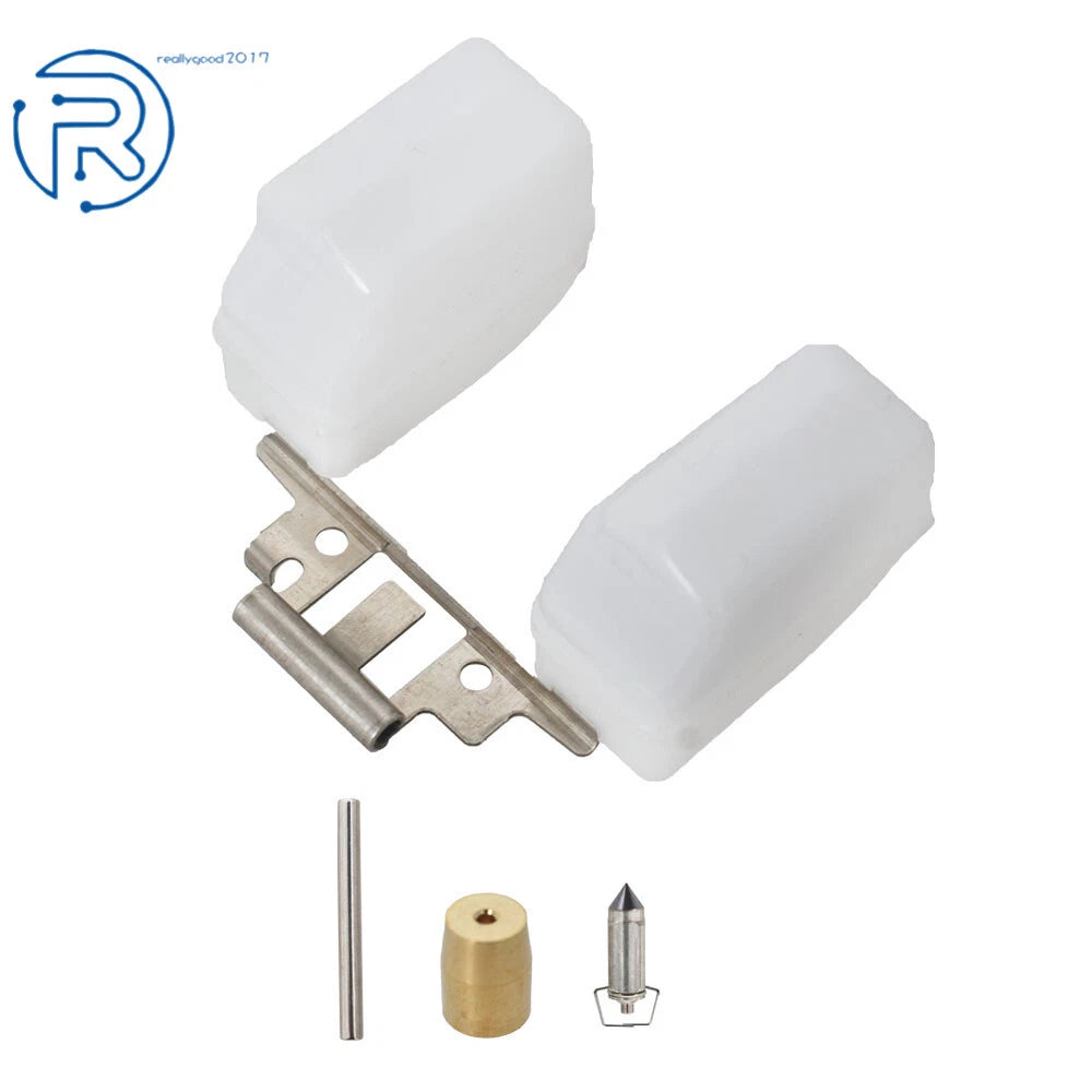 Carburetor Float Bowl Pin Needle Seat Set for Yamaha AT2 AT3 CT2 CT3 YZ80 DT175 (1968–1979)