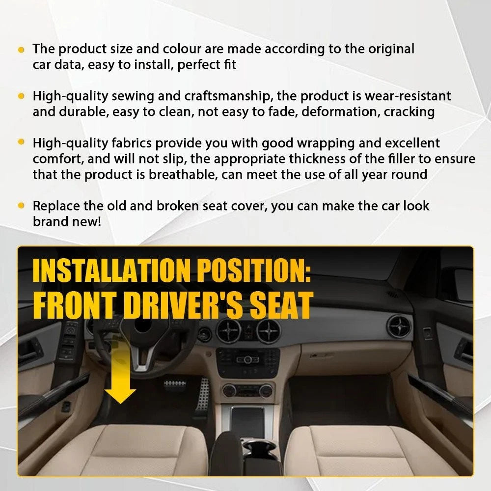Beige Seat Cover for Benz C300 C250 (2008–2014)