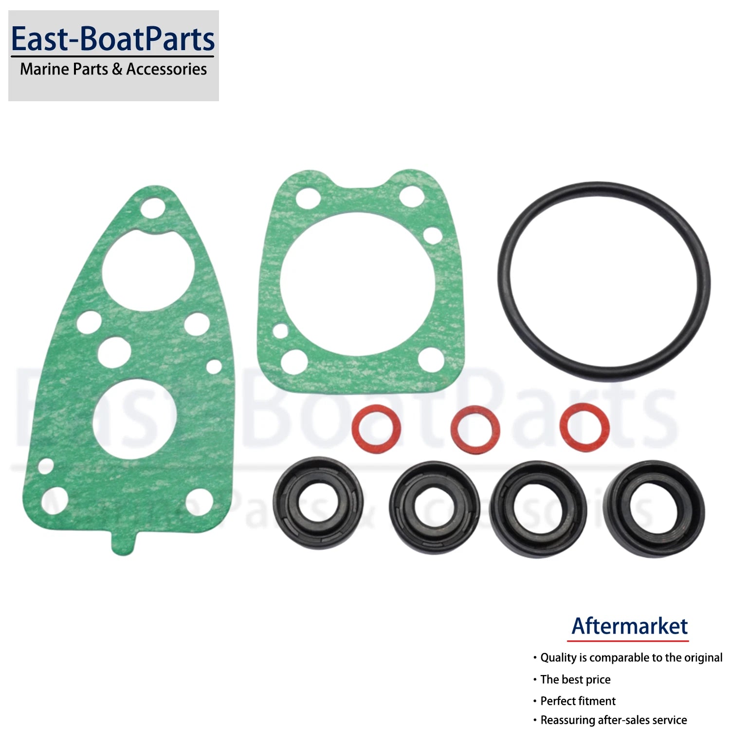 Lower Unit Gasket Kit 6E0-W0001-C1 for Yamaha Outboard 2T 4HP 5HP 6HP (1984–1999)