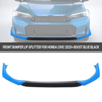 Front Bumper Lip Splitter for Honda Civic (2025) - Blue Black 2 Tone