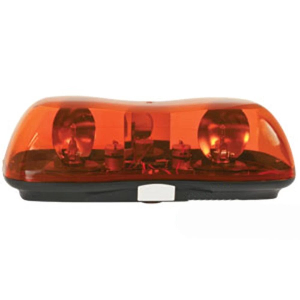 Dual Bar Bolt Mount Amber Rotating Beacon for Universal Fit (VLC2096)
