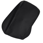 Black Leather Center Console Lid Armrest Cover for Ford Explorer (2011-2018)