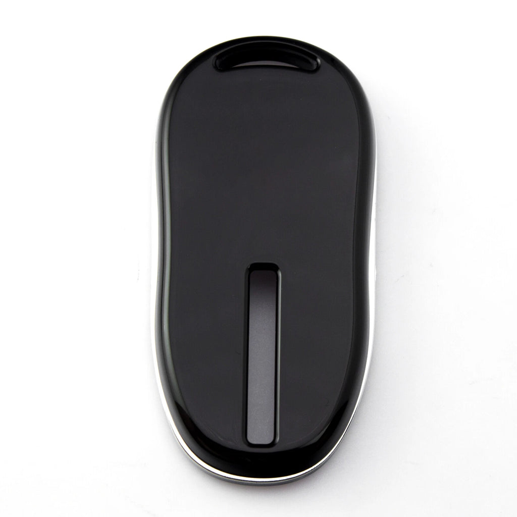 Gloss Black Car Remote Key Fob Case Cover for Tesla Model 3 S (2017-2024)