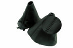 Manual & E Brake Boot Set for Mazda Miata MX5 (2006–2013) Black PVC Leather