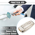 6 x Buttons Key Fob Cover TPU Remote Case for Hyundai ( Specified)
