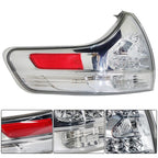 Taillights for Toyota Sienna (2011-2015) Ashen Outer Brake Light