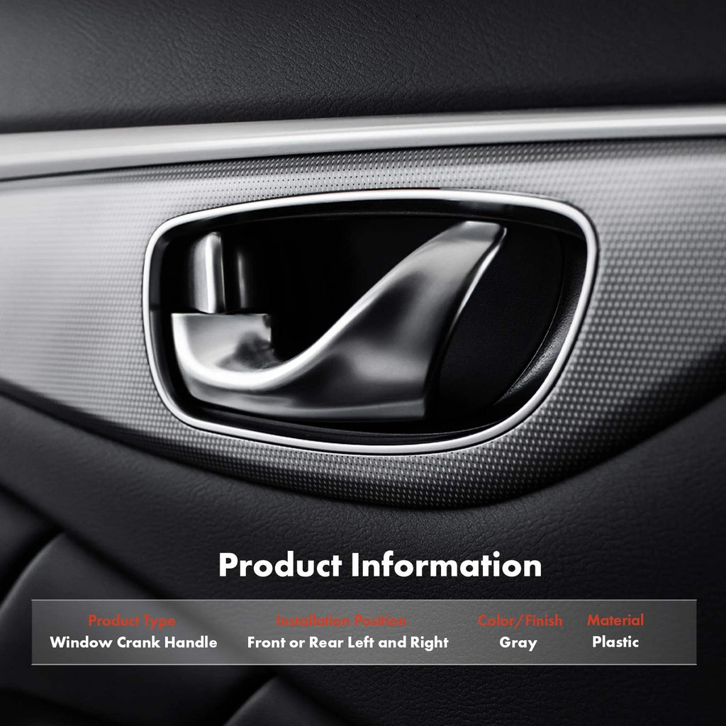 2X Front or Rear Interior Door Handle for Chevrolet Sonic (2012-2020)