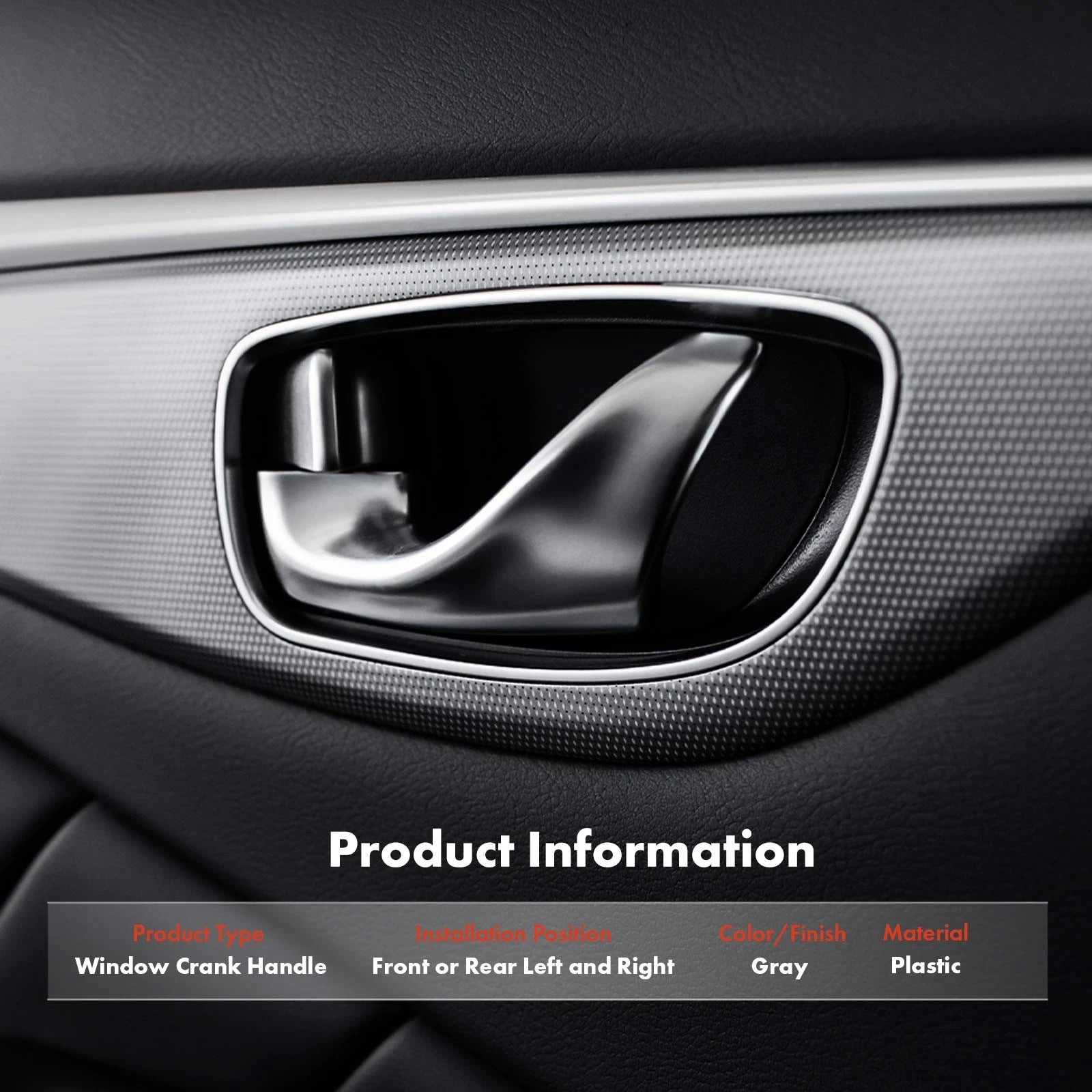 2X Front or Rear Interior Door Handle for Chevrolet Sonic (2012-2020)