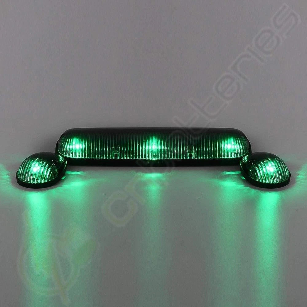 3X Clear Lens Cab Marker Running Light +W5W 12V LED for Chevy GMC (2002–2007)