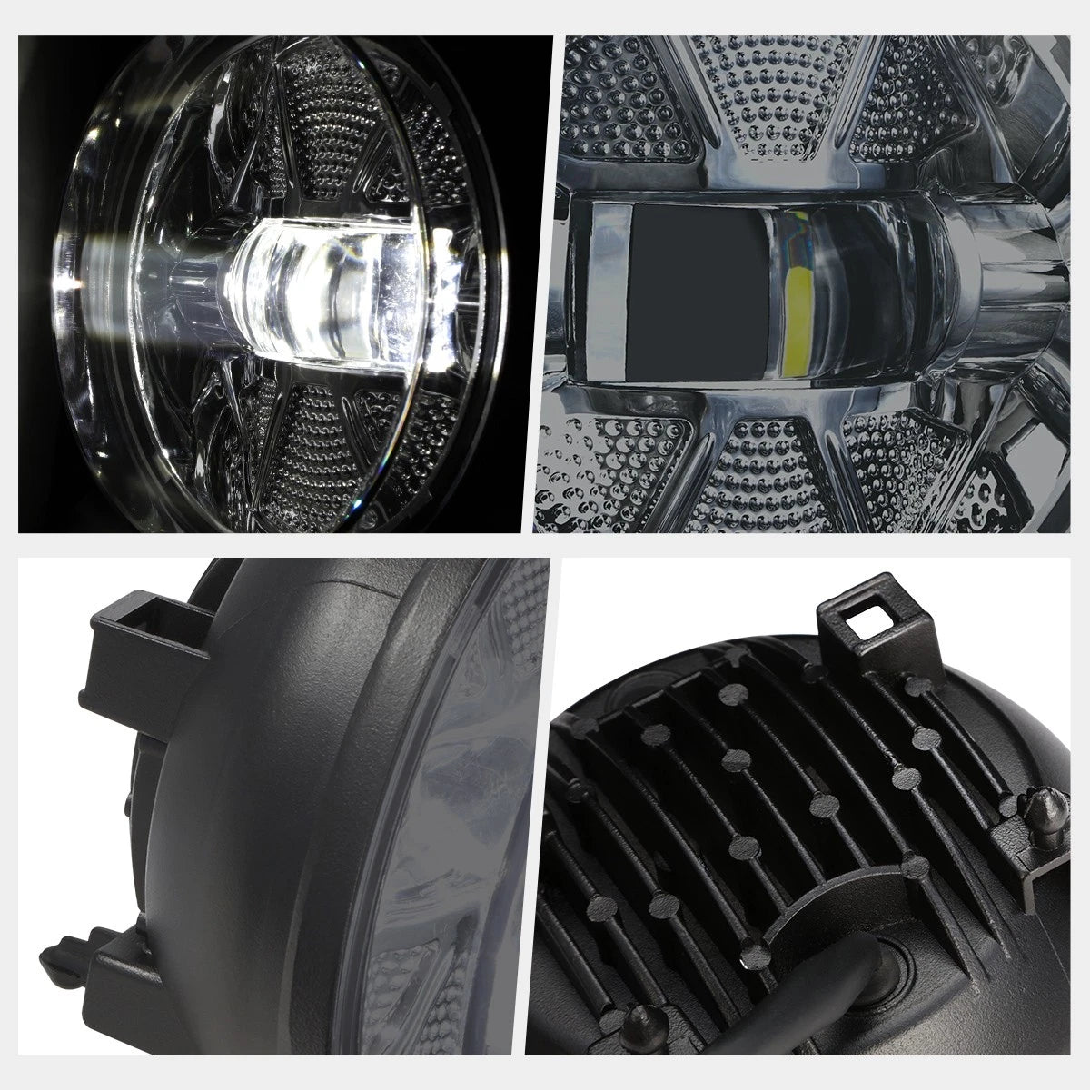 Full LED Projector Fog Lights for GMC Sierra 1500-3500 HD (2007–2014)