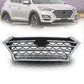 Front Grille Bumper Upper for Hyundai Tucson (2019–2021) Chrome Mesh