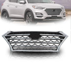 Front Grille Bumper Upper for Hyundai Tucson (2019–2021) Chrome Mesh
