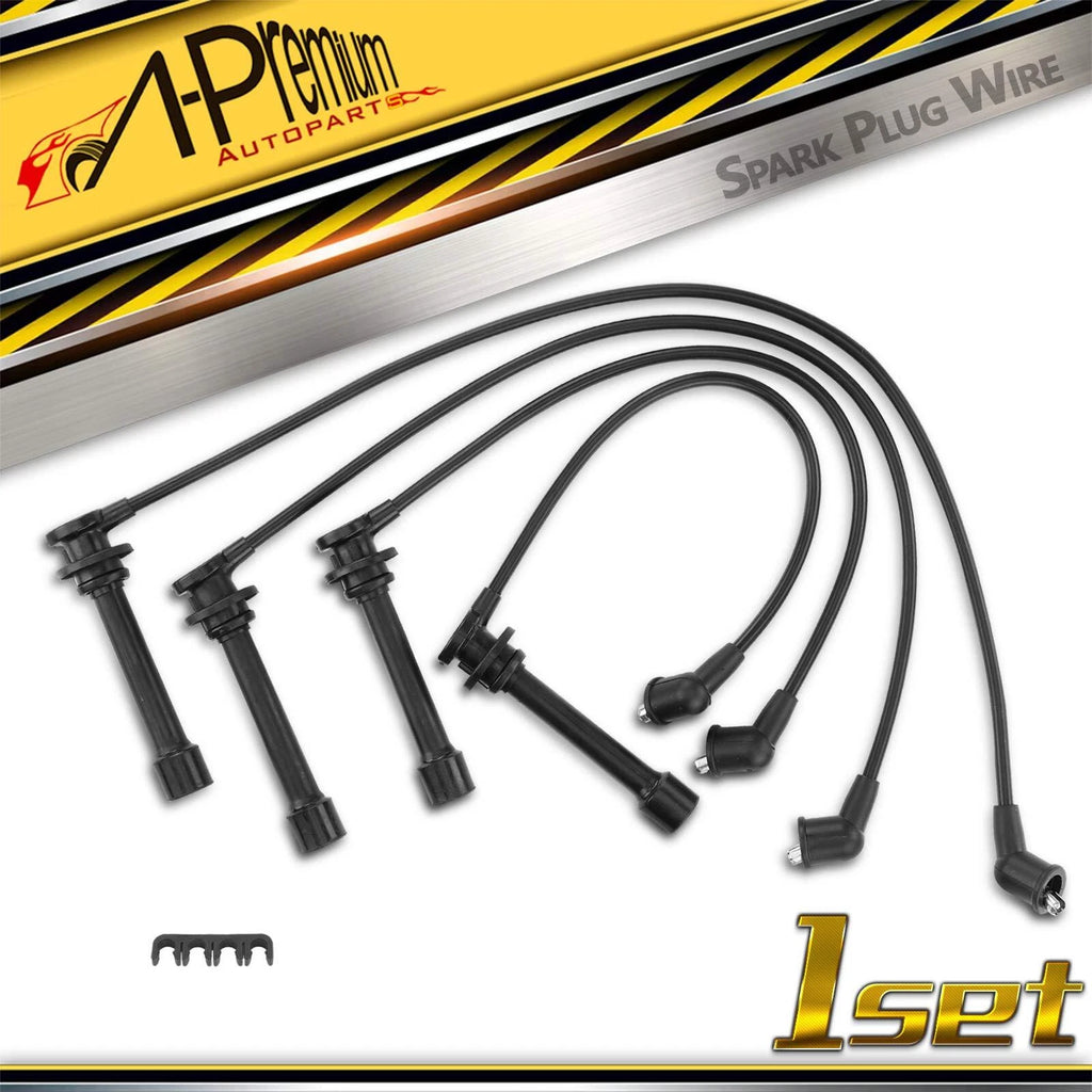 Set of 4 Spark Plug Wire Set for Nissan Frontier Xterra (2002–2004)