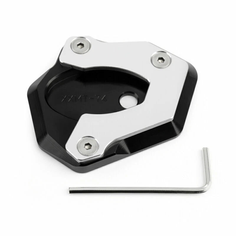 Kickstand Side Stand Foot Pad for Kawasaki Z650 Z900 (2017–2018) Black T9