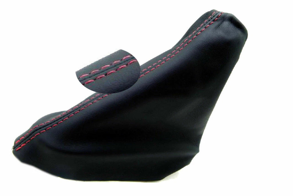 E Brake Boot for Ford Focus (2000–2007) Red Stitch Synthetic Leather