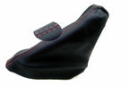 E Brake Boot for Ford Focus (2000–2007) Red Stitch Synthetic Leather