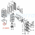 Gasket for Mercury (27-430075, 27-43007, 27-430073, 18-0670, 32830, 9-60043)