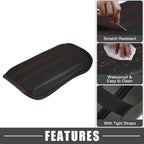 Center Console Armrest Cover for Nissan Qashqai (2020–2021) Black Red