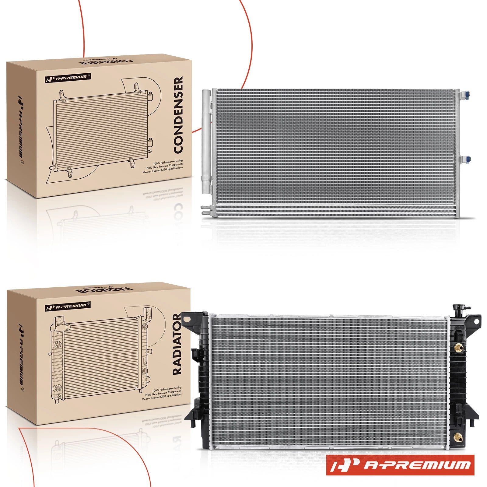 Cooling Kit for Ford F-150 (2010–2014) - Radiator & A/C Condenser