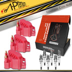 3x Ignition Coil & Iridium Spark Plug for Chevrolet Pontiac Buick Oldsmobile (2000–2005)